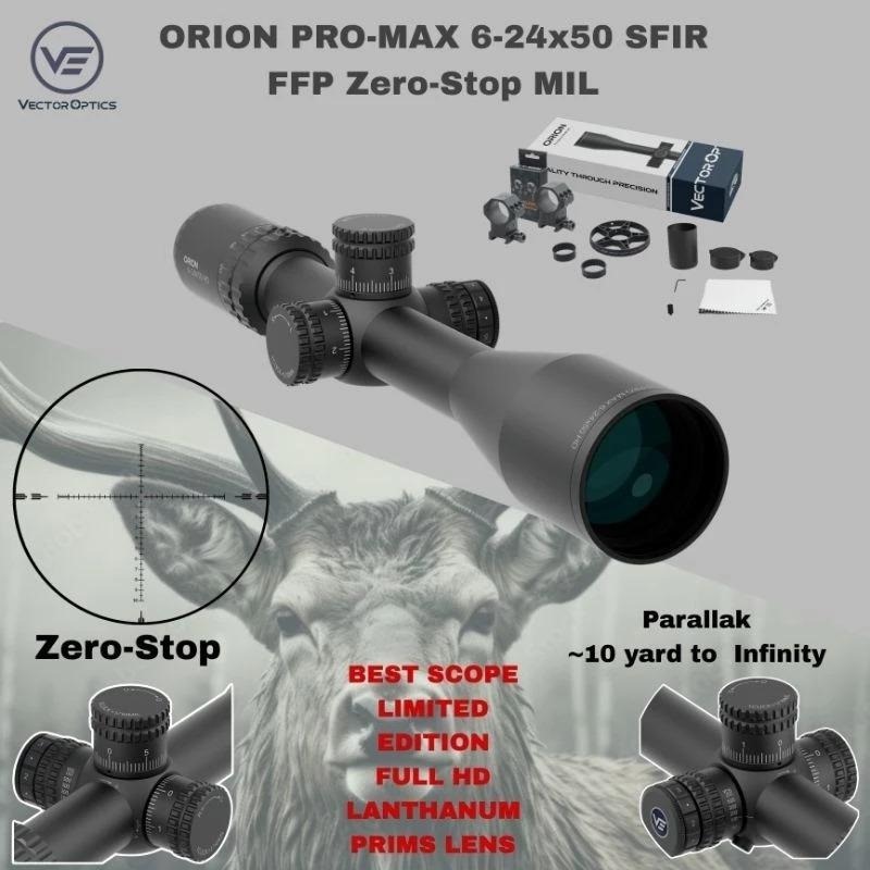 Vector ORION PRO - MAX 6-24x50 SFIR FFP HD Zero-Stop