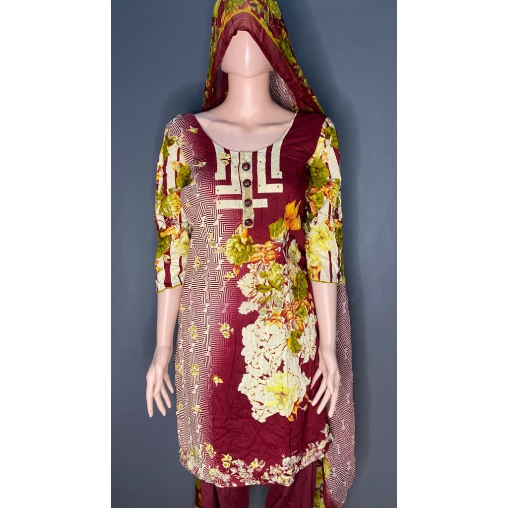Kurti Set Celana Dupatta PL