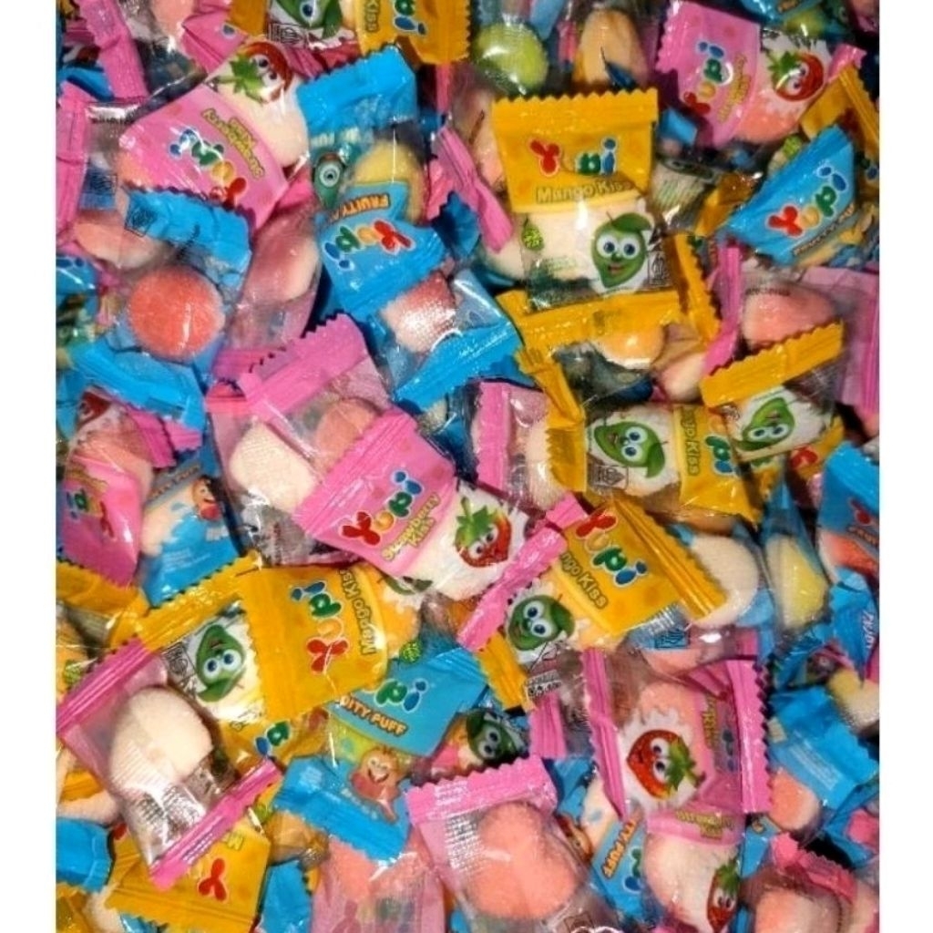 YUPI mix kiloan murah permen yupi rasa rasa permen viral snack candy