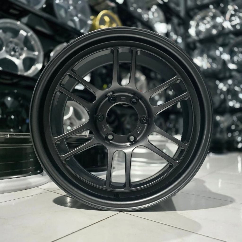 Velg Mobil R18 Enkei RPt1, Warna Matte Gunmetal, Brand New