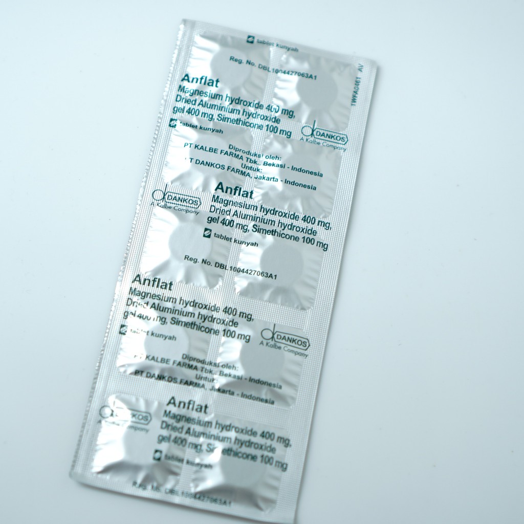Anflat isi 10 tablet - Obat Maag