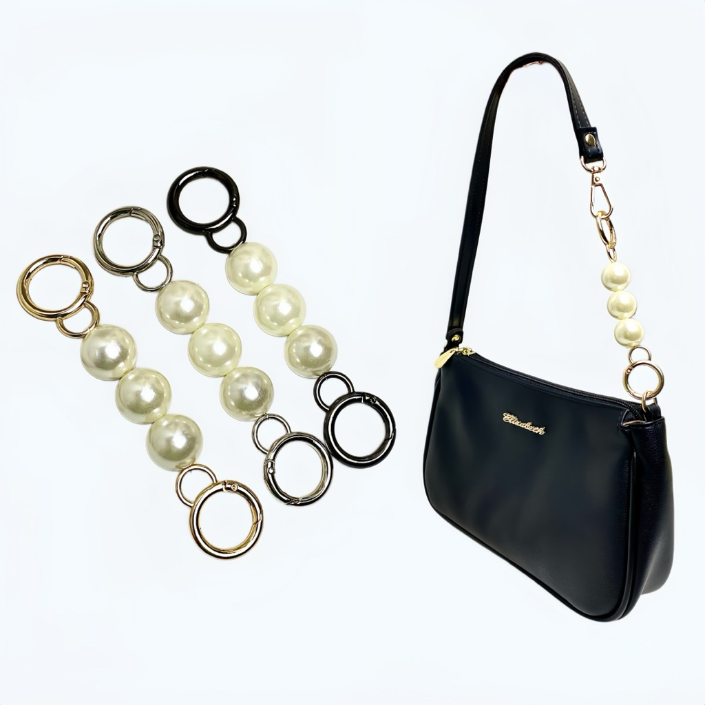 FANMY | urvi strap chain | 1pc pearl purse chain strap extender | rantai sambung mutiara | cantolan 