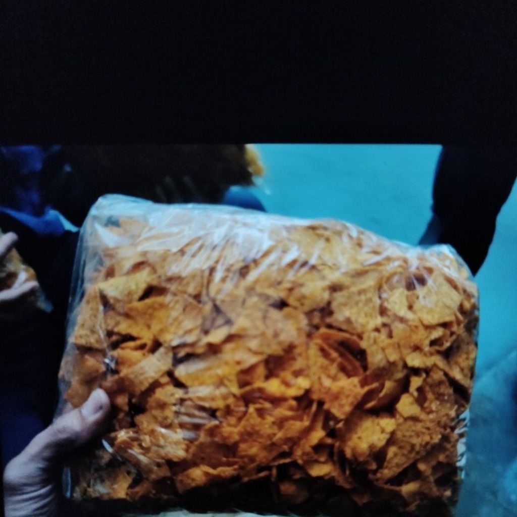 tortilla jagung keripik 1kg bbq dan balado