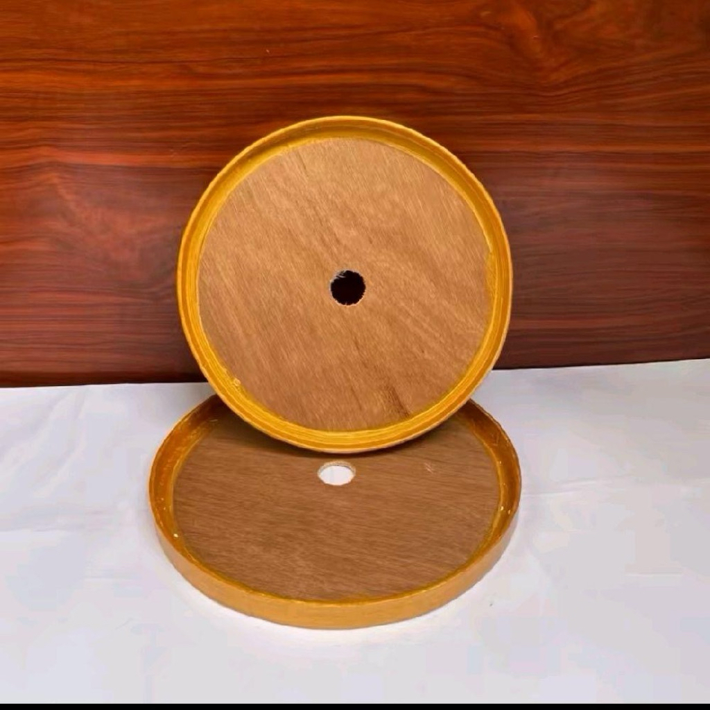 Susunan Buah Kayu Bokor untuk wadah Gebogan list gold, dapat 2 susun sesuai foto, untuk bokor ukuran