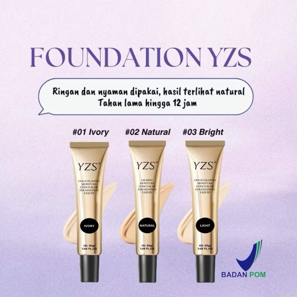 YZS Foundation  cussion Matte Foundation Oil Control BB Cream Makeup Glowing Tahan Lama dan waterpro
