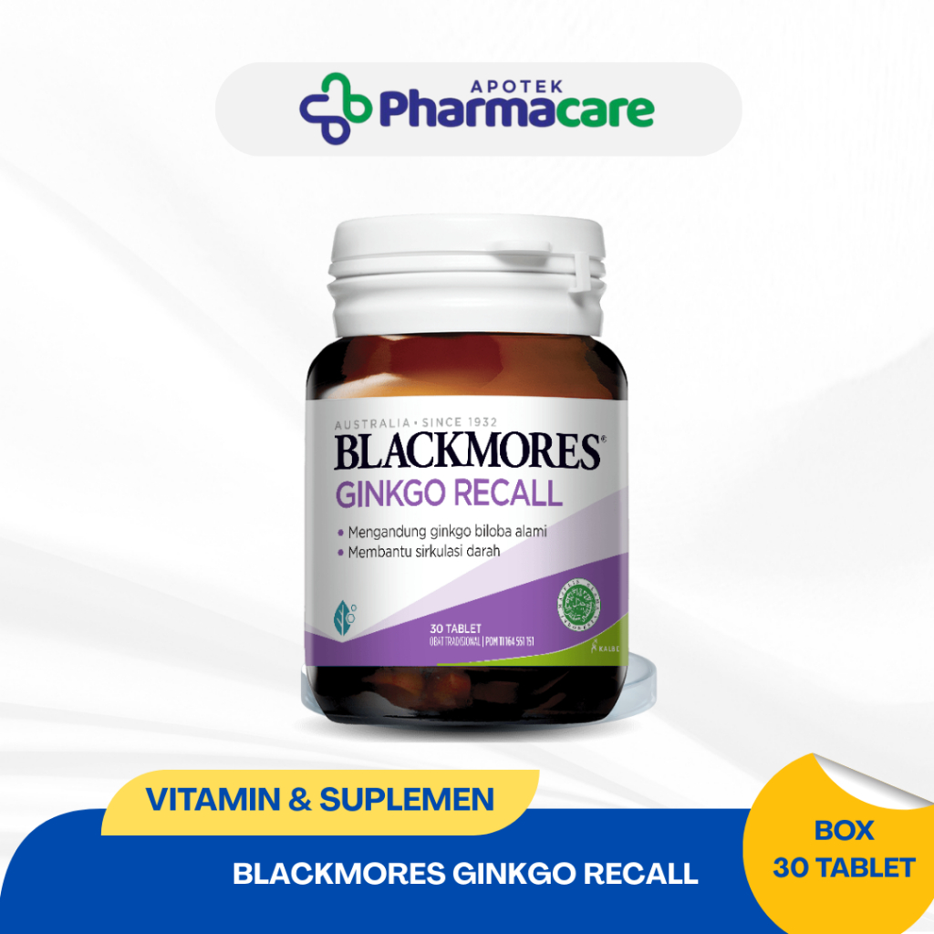 BLACKMORES GINKGO RECALL 30 TABLET