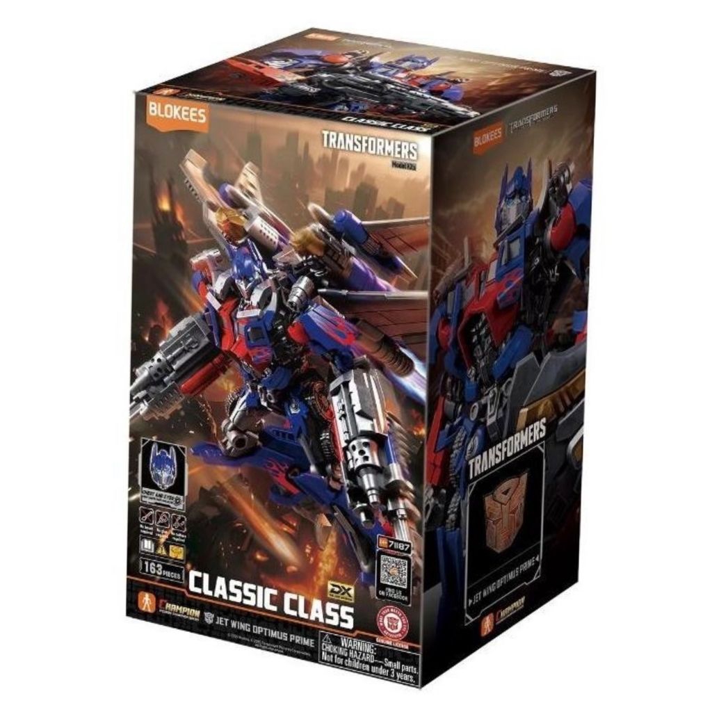 Blokees transformers classic class 21 jet wing Optimus prime original
