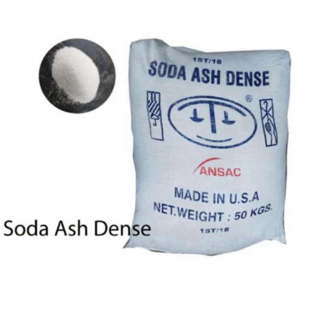 Soda Ash Dense 50 Kg Abu Soda / Soda Ash