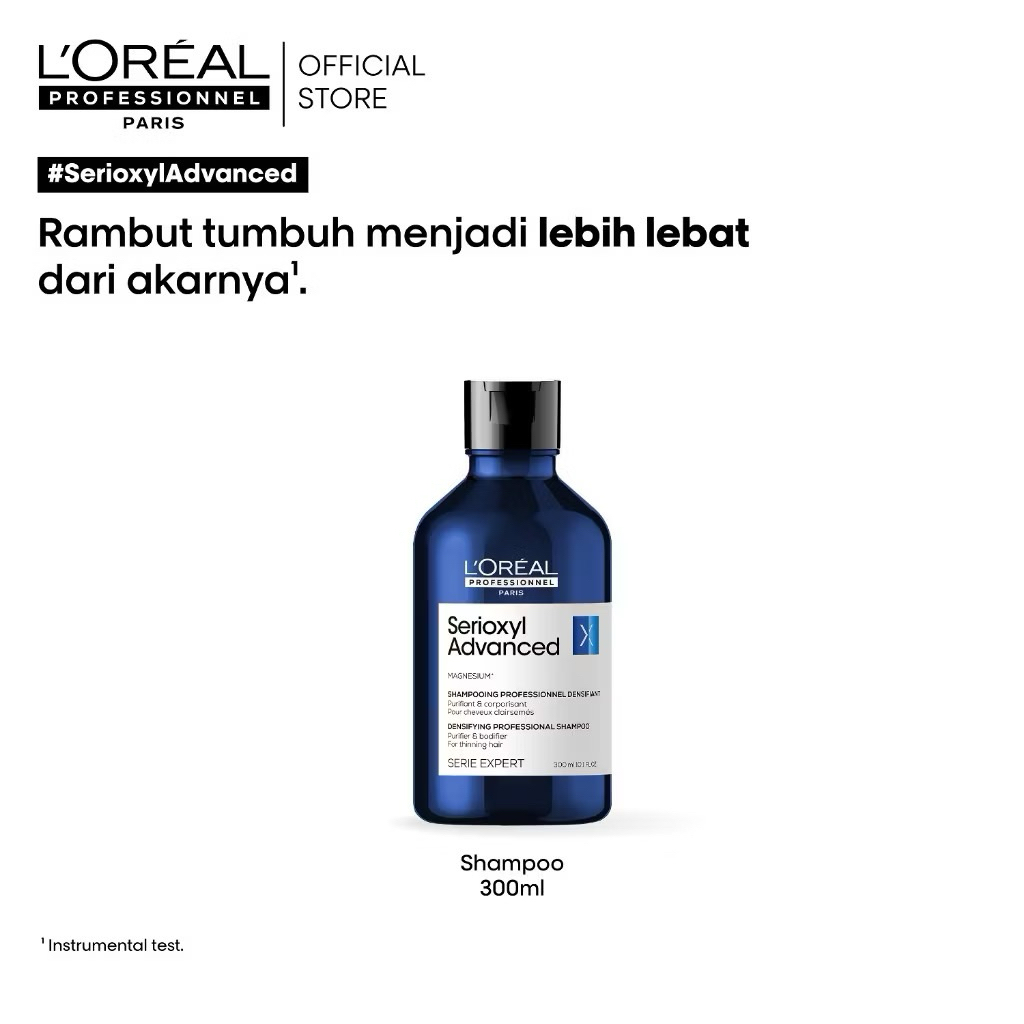 Loreal Professional Serioxyl Advanced Shampo Untuk Rambut Lebat 300 ML