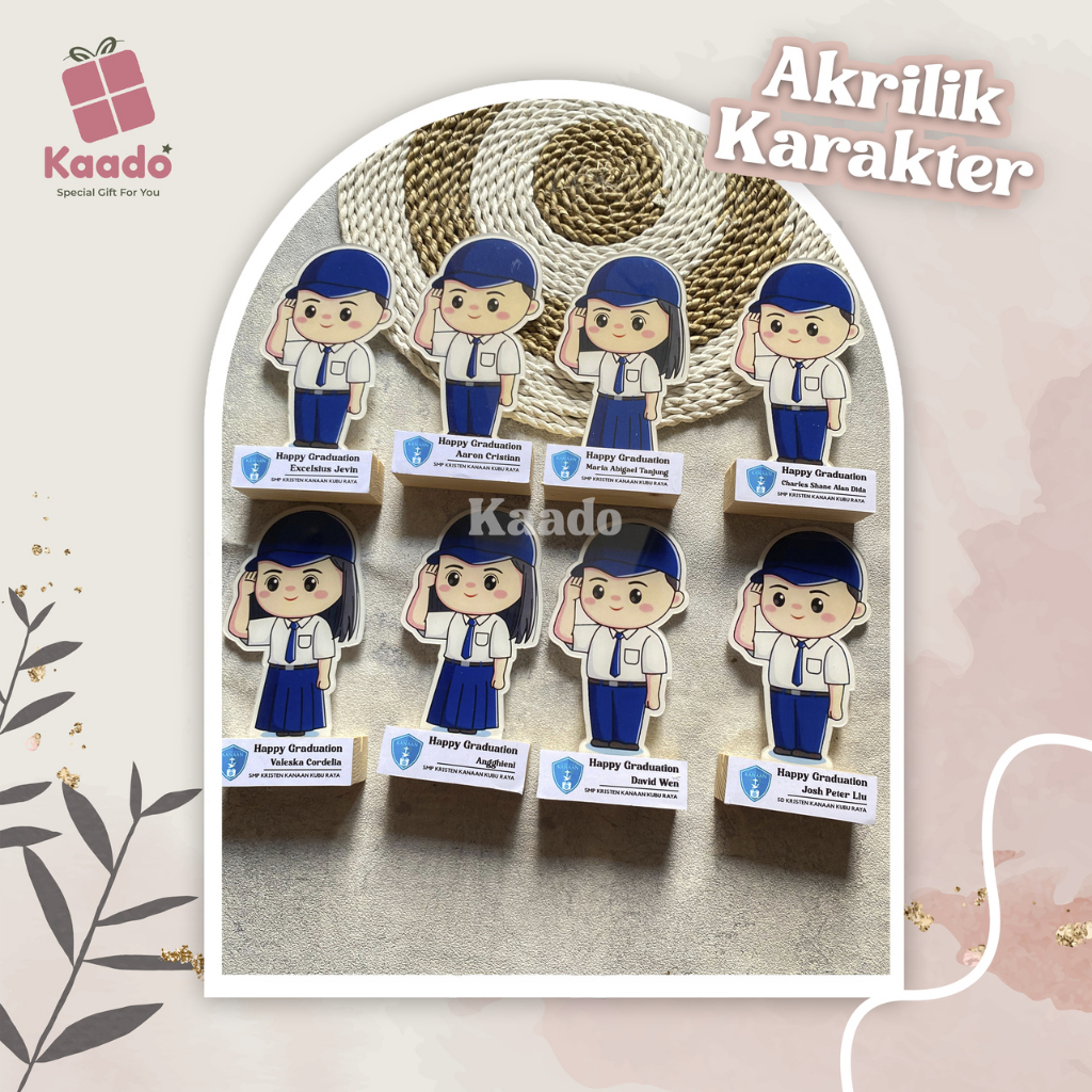 AKRILIK KARAKTER | KELULUSAN SEKOLAH | ANAK SEKOLAH