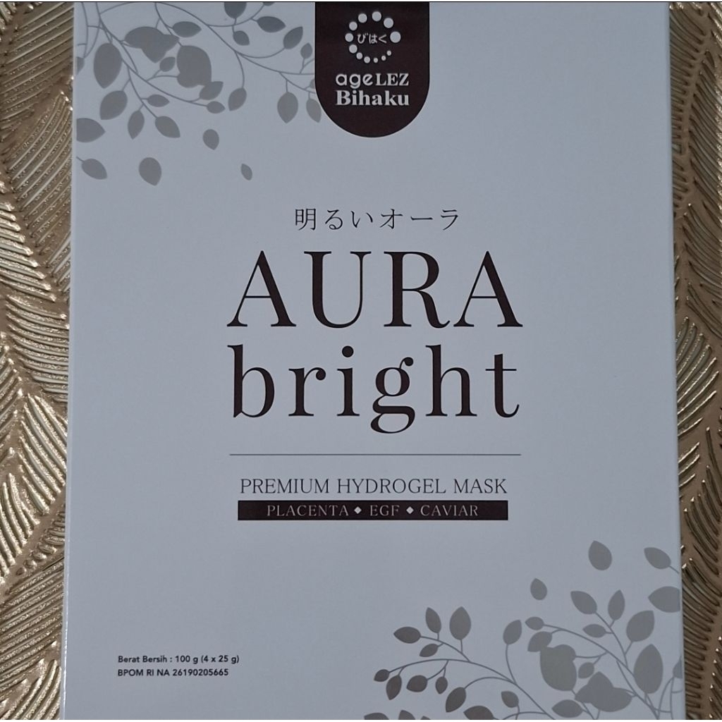 Aura Bright Premium Hydrogel Mask Original 100%