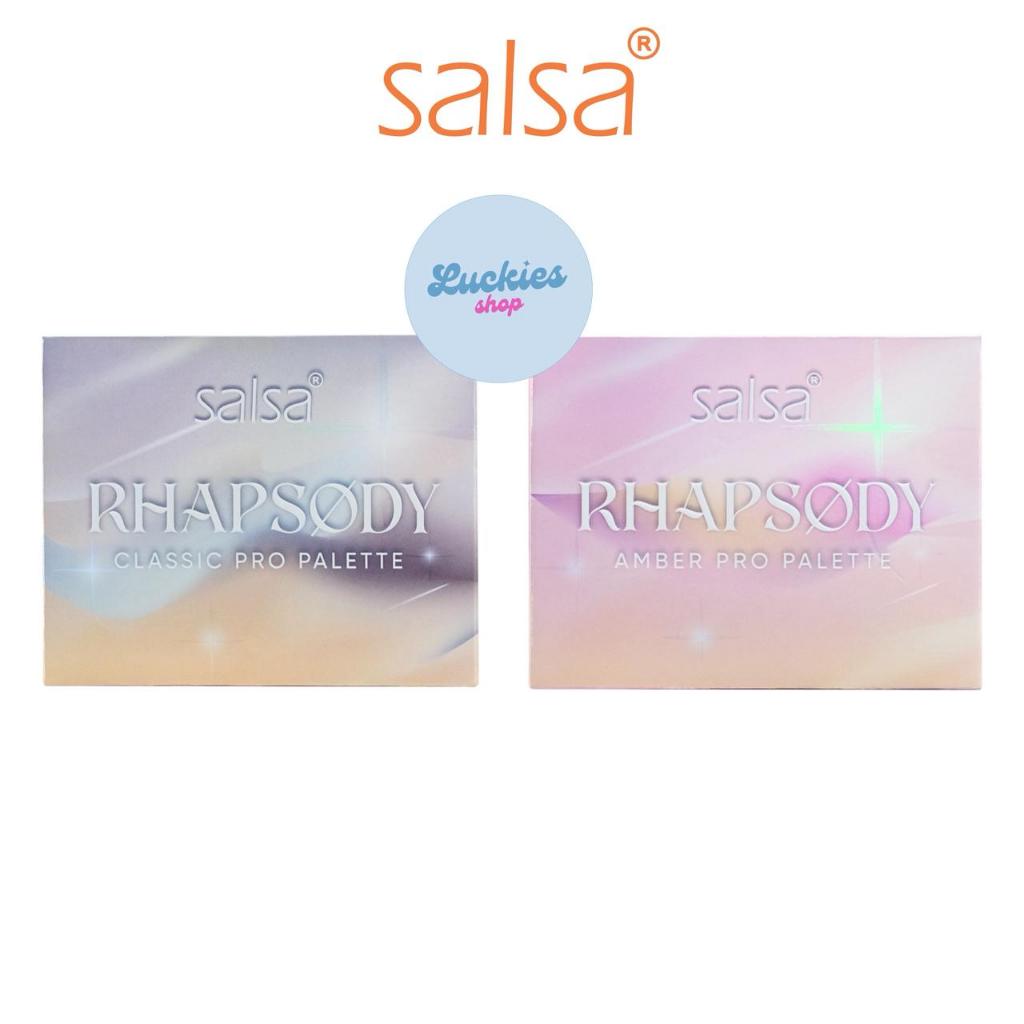 [New Packaging] BPOM Salsa Rhapsody Face Palette Eyeshadow Eye Shadow Salsa Perias Mata Amber Classi