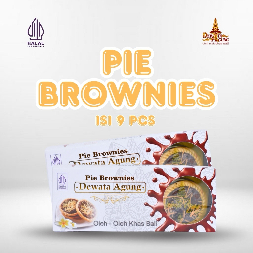 Pie Susu Brownies Dewata Agung Oleh Oleh Bali Isi 9 Pcs