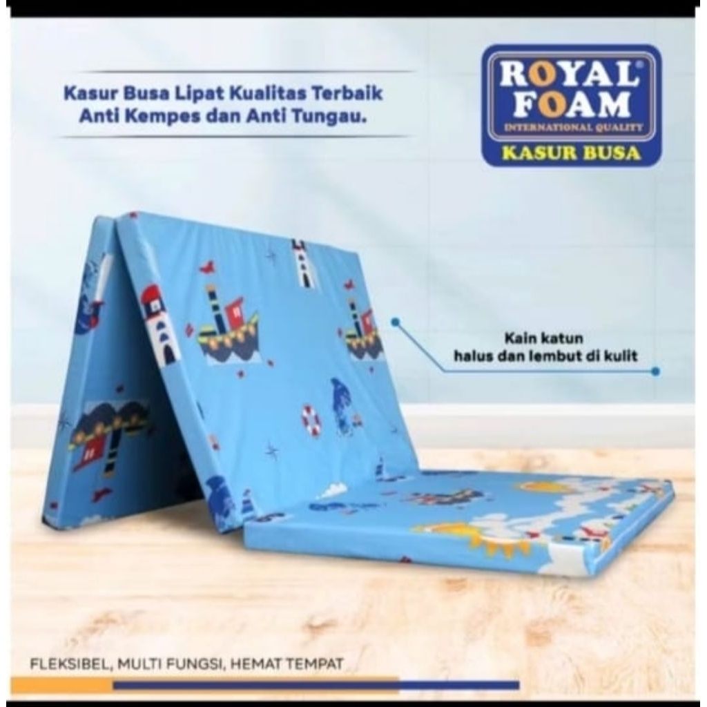 kasur busa royal foam top foam kasur lantai lipat tebal 5 cm dan 10 cm tipe d16 garansi 10 tahun ori