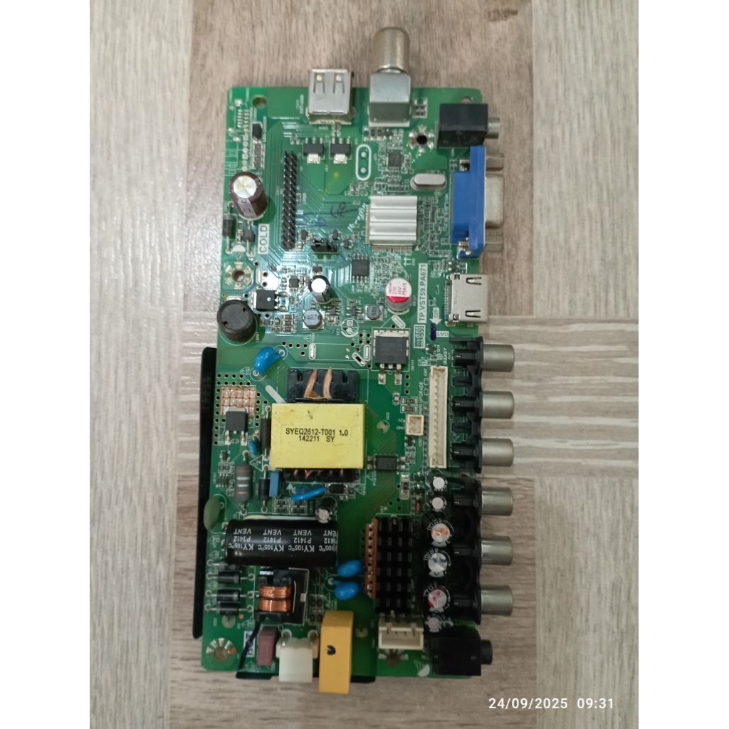 MB MOBO MAINBOARD MODULE MESIN TV AKARI LE-24V89/LE-25V89 AI24