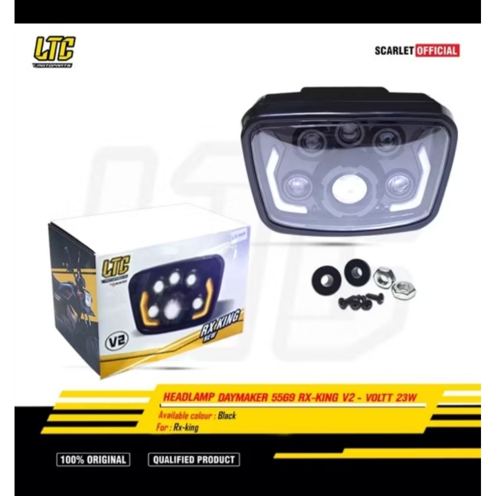 daymaker diameker lampu depan rx king new oval Ltc model v2 rx king new rx lama Ltc