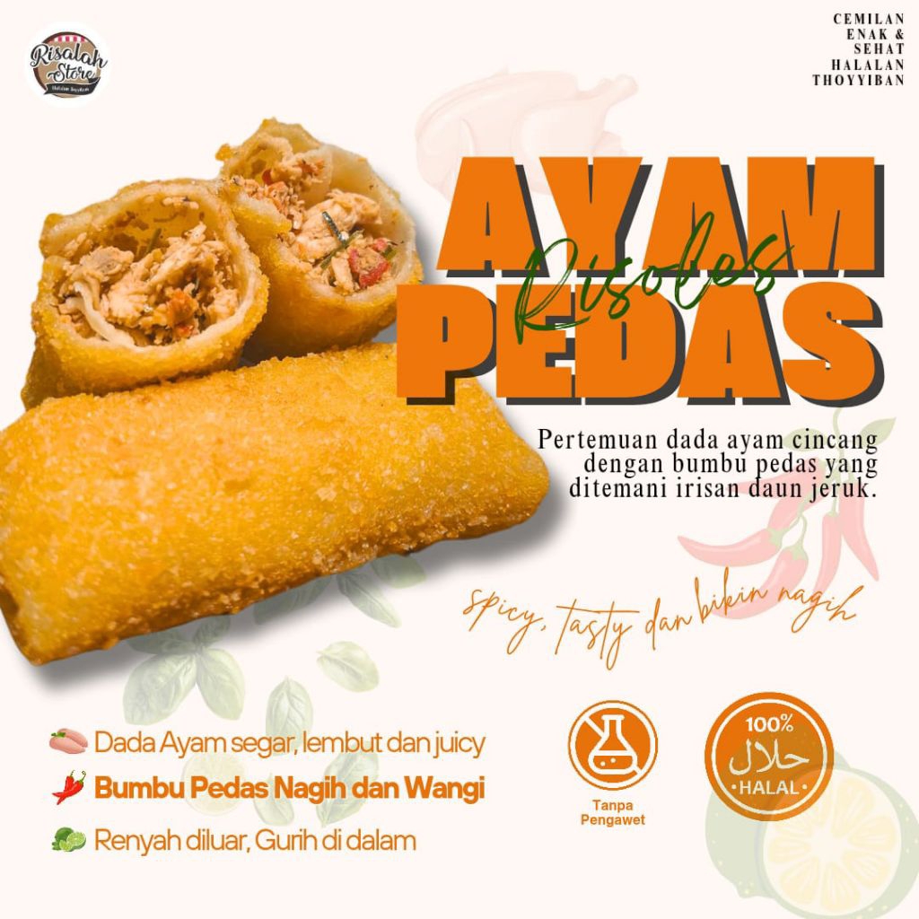 Risoles Ayam Pedas