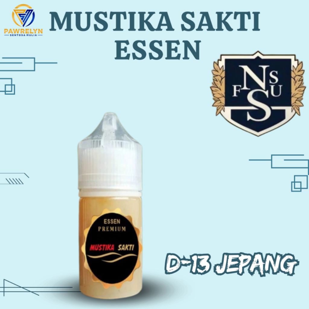 NFSU - D13 JEPANG ORIGINAL Essen Pancing Pengumpul Ikan Mustika sakti 30ml mustika ORI