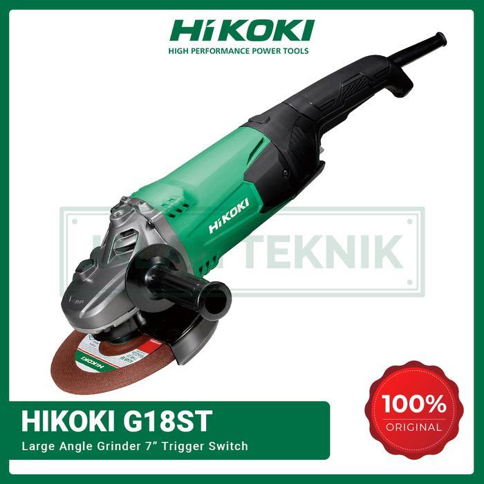 Mesin Gerinda Hitachi 7” Grinder Trigger Switch 7in Hikoki G18ST