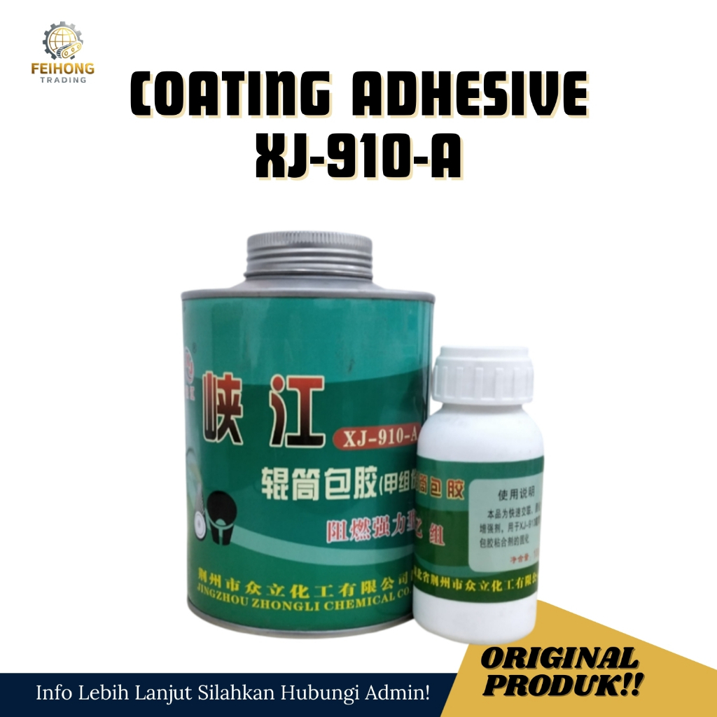 Perekat XJ-910-A Fire Retardant – Lem Kuat untuk Conveyor & Aluminium