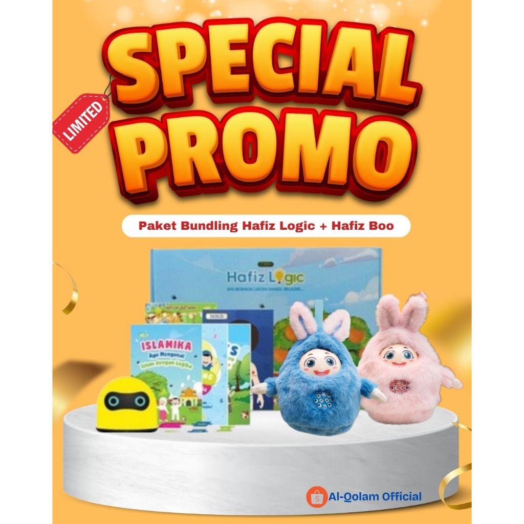 SPESIAL PROMO Bundling Hafiz Logic + Hafiz Boo dan Hafiz ATM