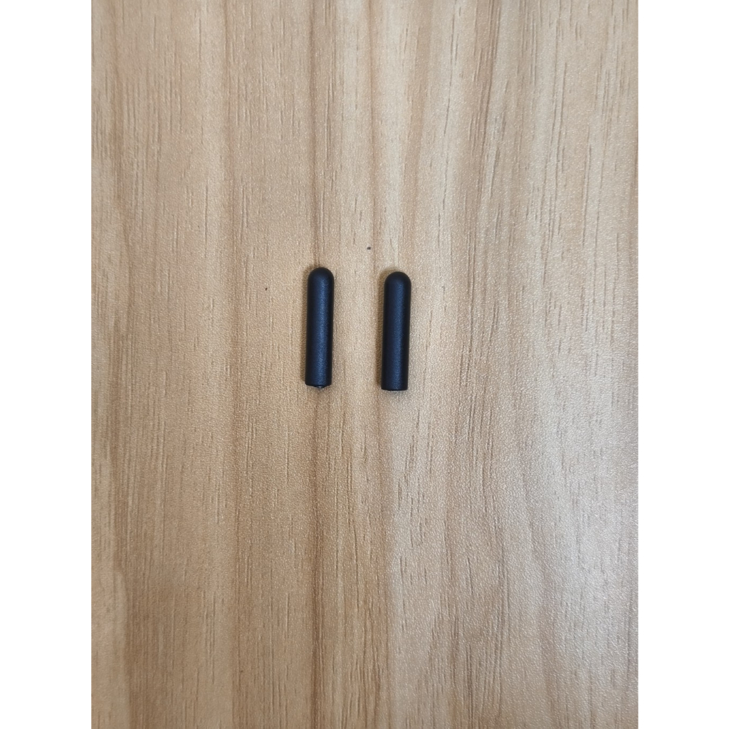Aglet plastik/Aglet kapsul /Aglet ujung tali hitam isi 100 pcs