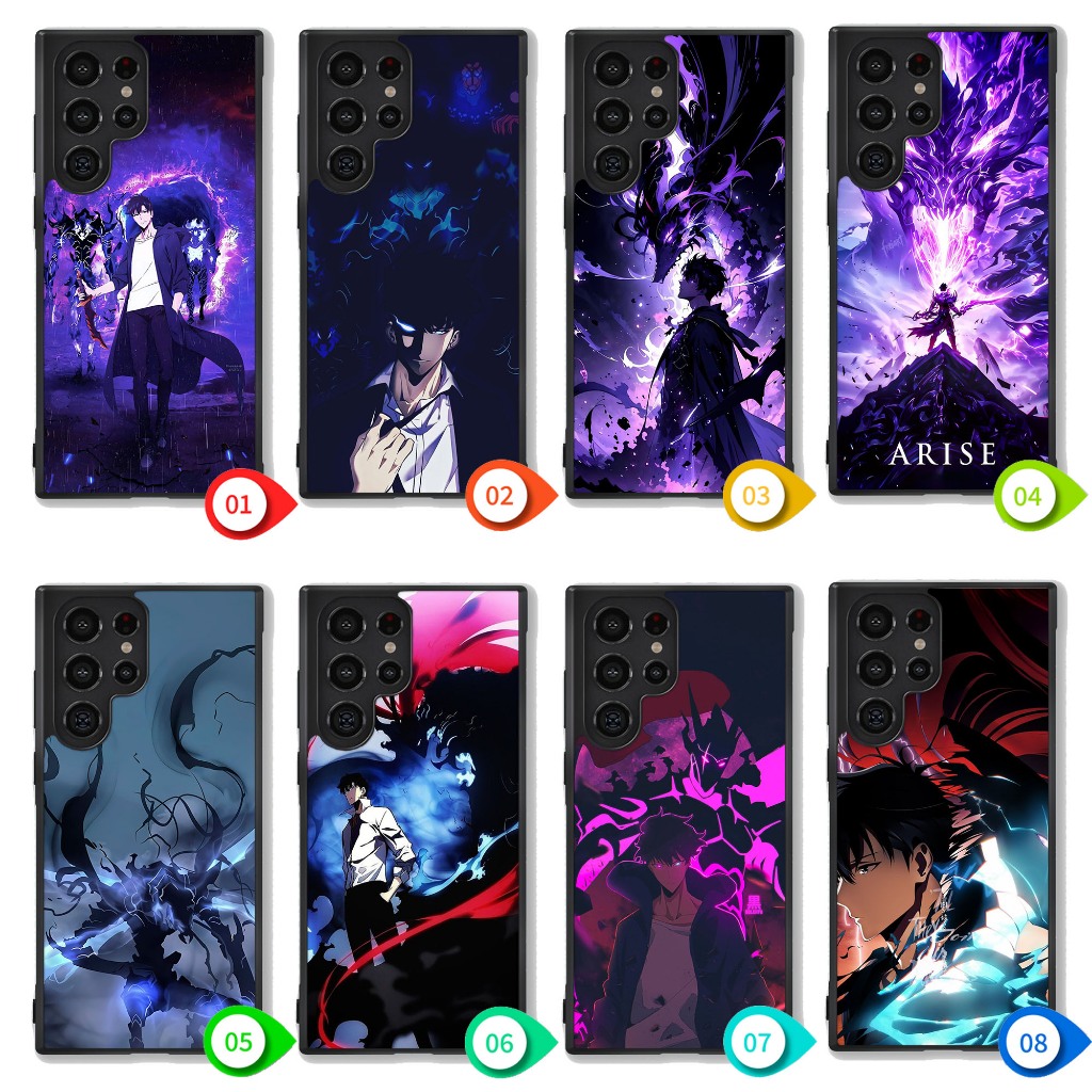 Case Samsung Galaxy S25 S24 S23 S22 S21 S20 Note 20 10 Ultra Plus FE Edge Solo Leveling IC0212