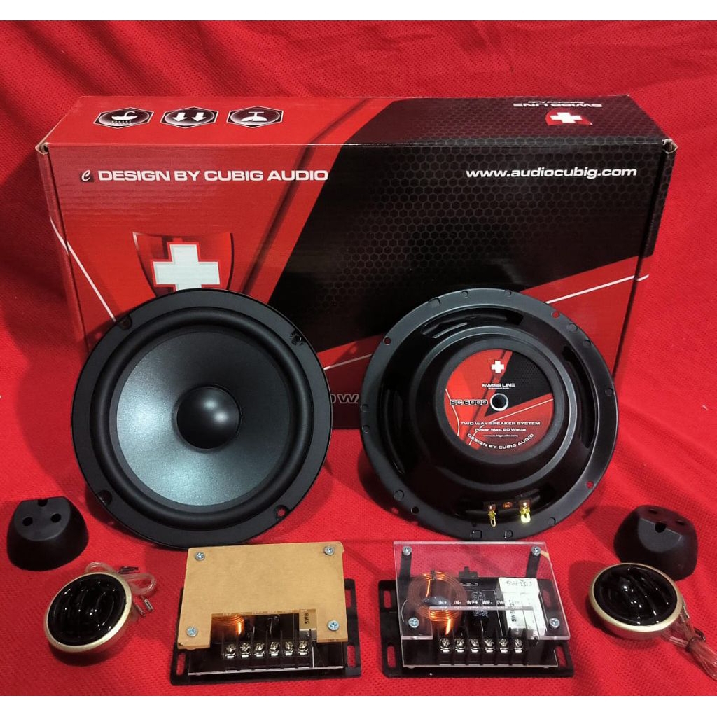 Speaker split CUBIG Swis LINE SC-6000 car audio mobil ukuran 6,5 inch | Audio mobil