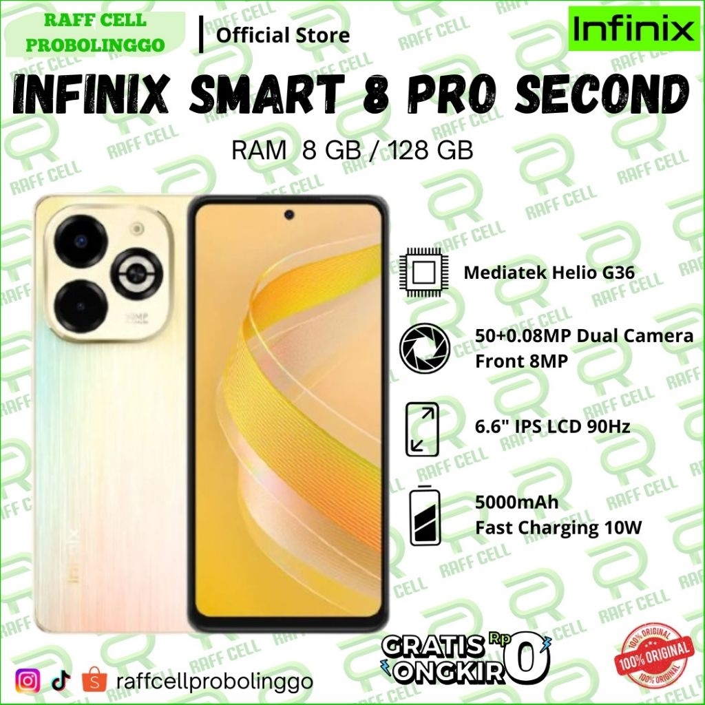 INFINIX SMART 8 pro SECOND