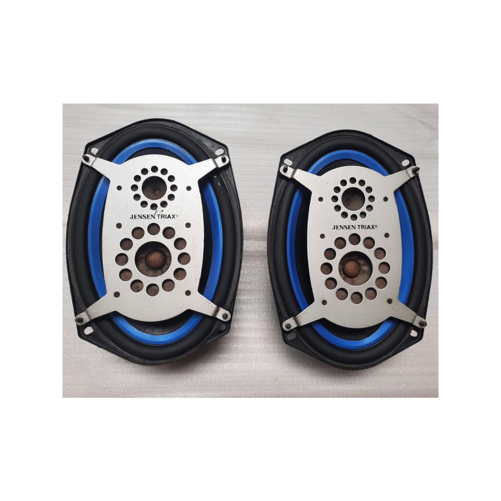 Speaker Vintage Coaxial Oval 6" x 9" JENSEN Triaxial 3 Way Jagonya Vocal Original Made in USA not JB