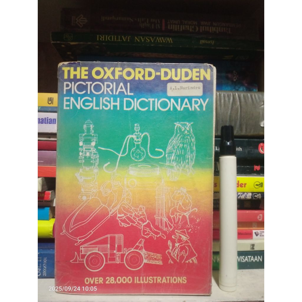 Kamus The Oxford-Duden Pictorial English Dictionary, Over 28,000 Illustrations