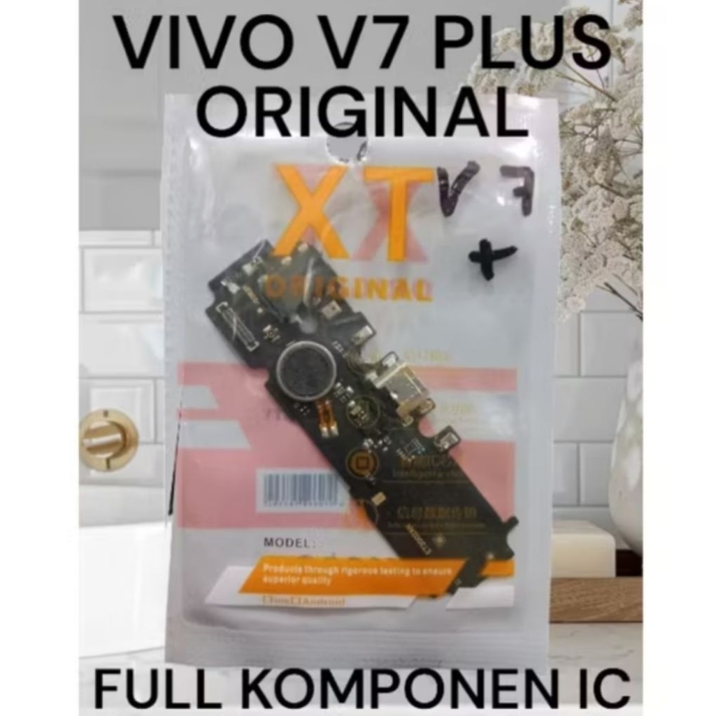PAPAN CAS/PCB KONEKTOR CHARGER VIVO V7+(PLUS) FULL IC ORIGINAL