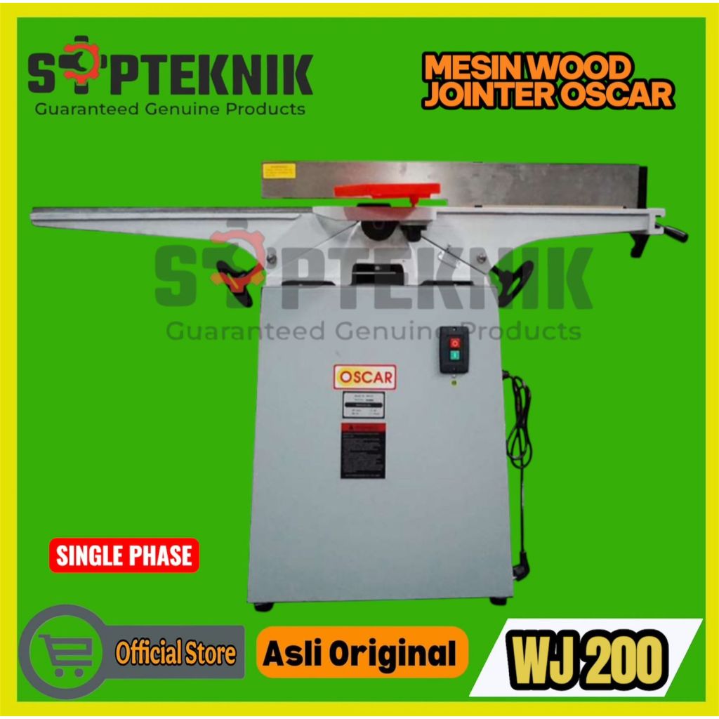 MESIN WOOD JOINTER TIPE WJ 200 8IN OSCAR