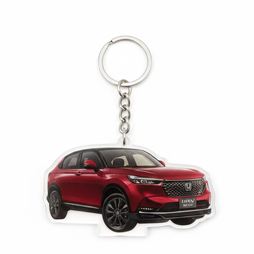Gantungan kunci HONDA HRV Aksesoris Mobil Akrilik