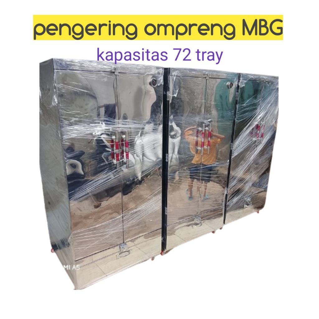 pengering ompreng MBG / froper pengering piring / nampan MBG