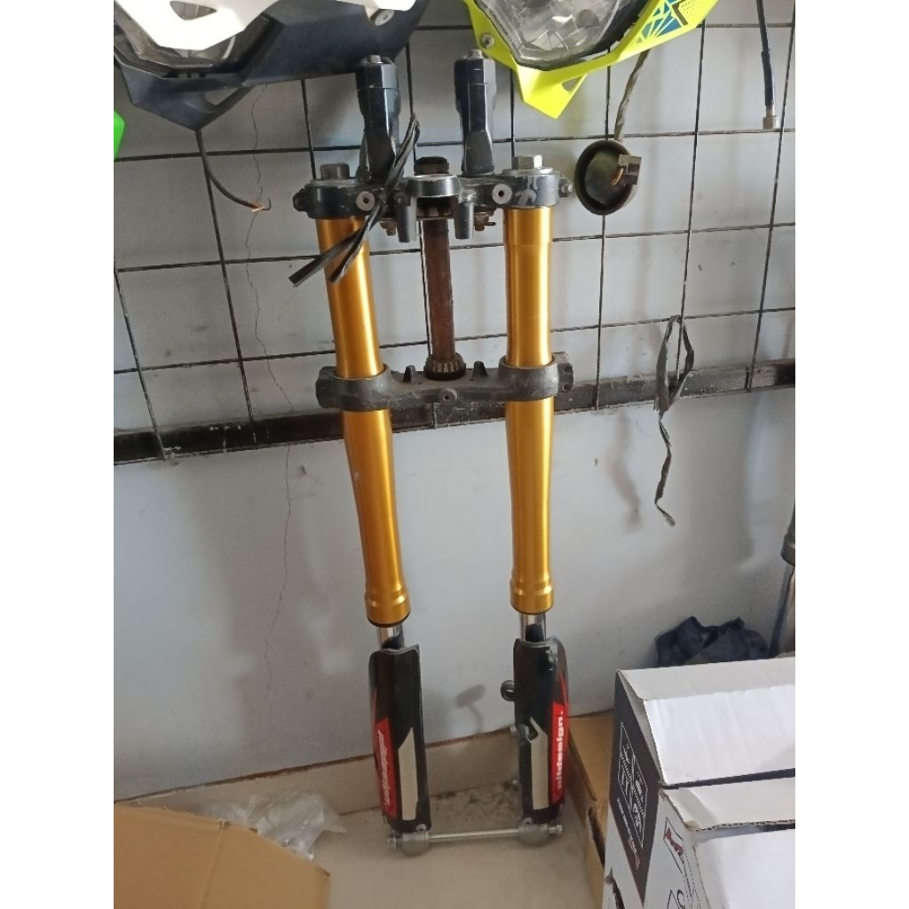 Sale Shock Sok Depan Klx Usd klx 150 Klx Dtracker New Se Gold Ori Asli Copotan Motor Normal Tidak Bo