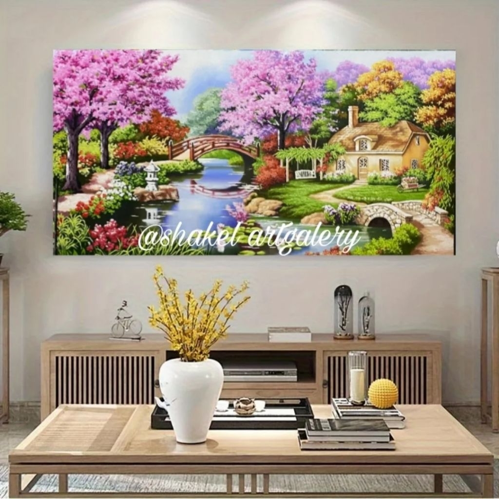 lukisan pemandangan eropa modern