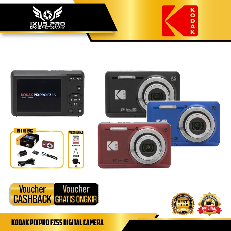 KODAK PIXPRO FZ55 Digital Camera - Kodak FZ55 Pocket Camera