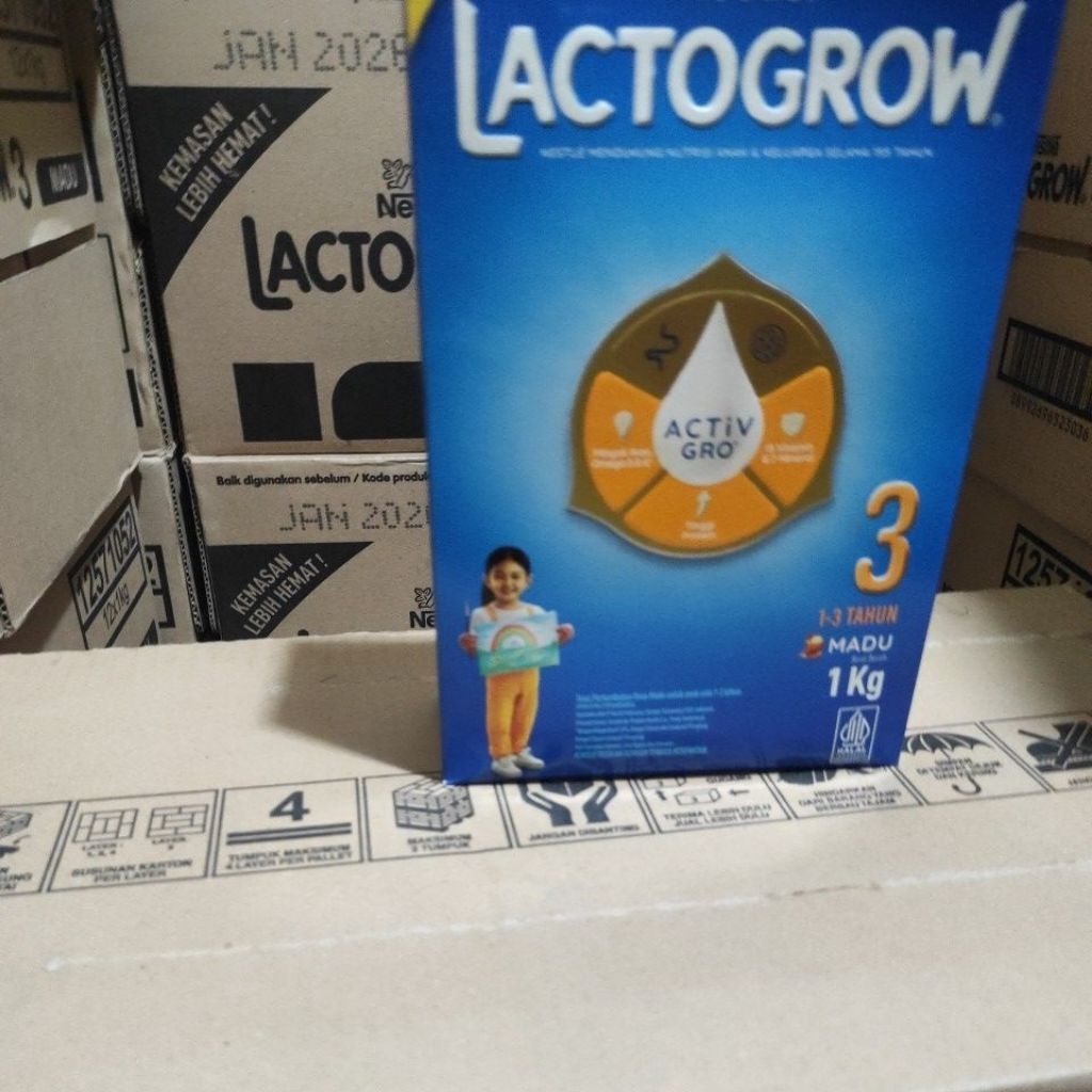 Lactogrow 3 Vanila / Madu 350gr/ 1000gr