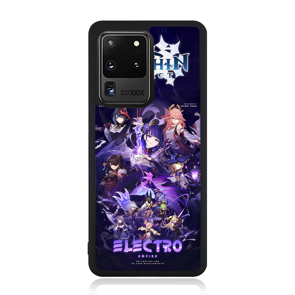 Case Samsung Note 20 10 9 8 7 Plus ultra Lite TPU  Softcase Custom GENSHIN Impact game