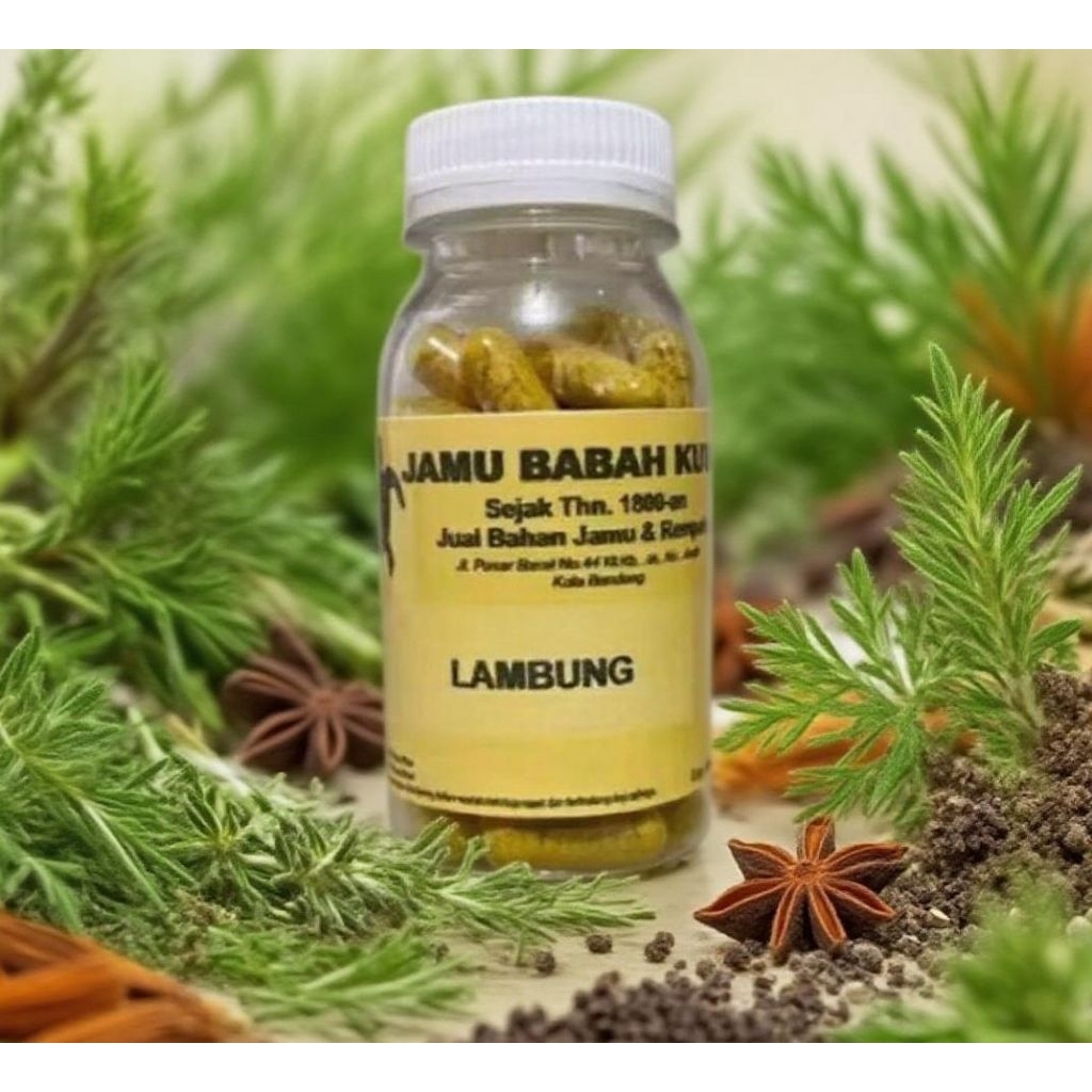 SPESIAL PROMO Obat Jamu Kapsul Tradisional Herbal LAMBUNG Racikan BABAH KUYA