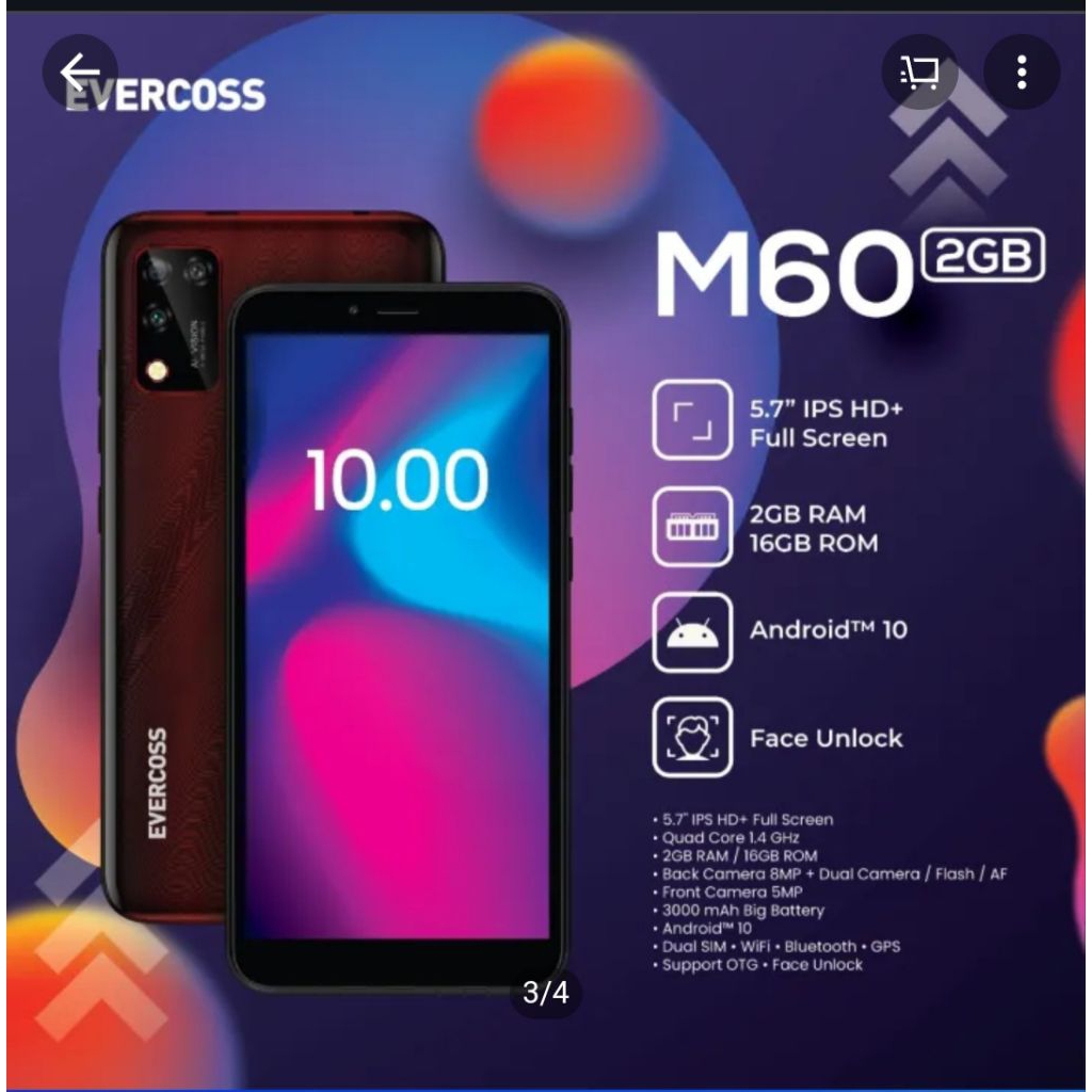 HP EVERCOSS M6A RAM 4/32 GARANSI RESMI ORIGINA