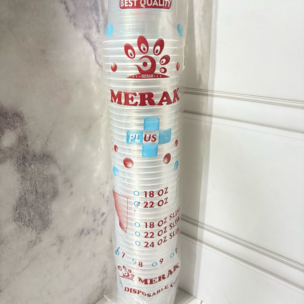 GELAS CUP 22 OZ MERK MERAK