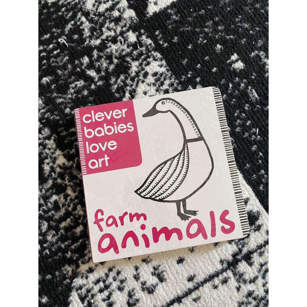 BBW Clever Babies Love Art - Farm Animal/Buku Bayi/Boardbook/Hard Book/Buku Anak/Buku Hewan/Buku BBW