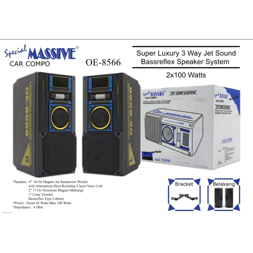 Speaker Box MASSIVE 3 Way OE-8566