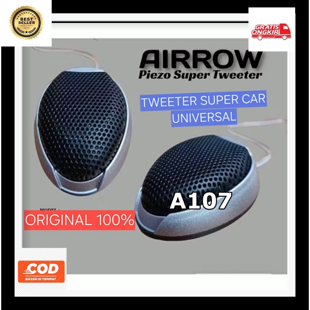A107  SPIKER AUDIO PIEZO SPEKER 4 8 OMH UNIVERSAL TWETER Piezo tweeter super CAR SEPASANG 1 SET DUA 