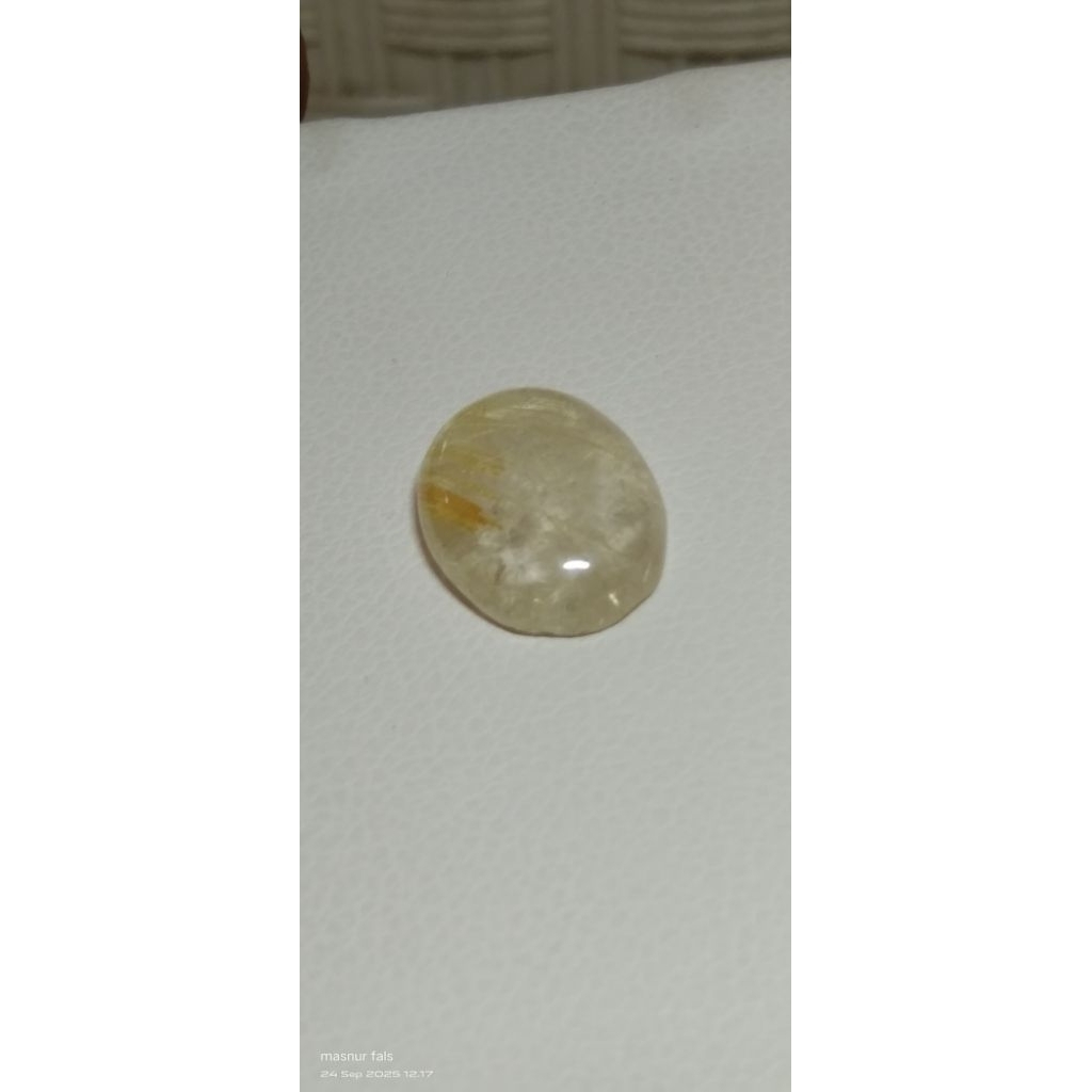 BATU RUTILE RUTILATED /KECUBUNG RAMBUT EMAS