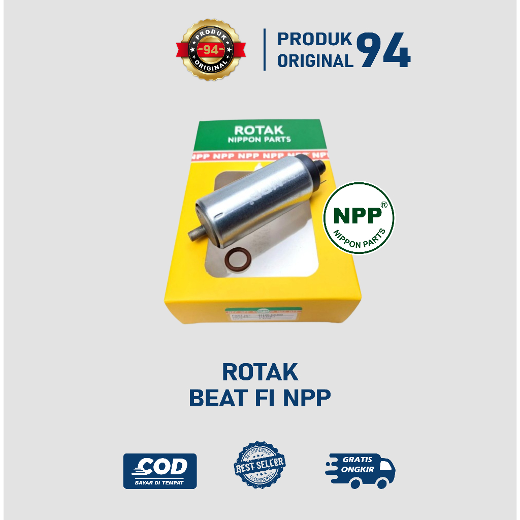 ROTAK POMPA BENSIN DINAMO FUEL PUMP BEAT FI 2014 ORIGINAL MERK NPP