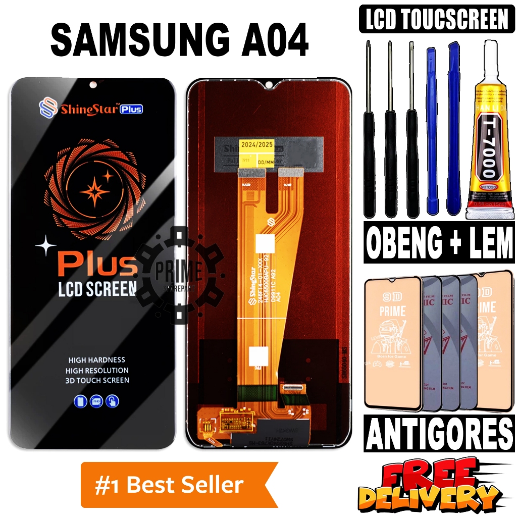 Lcd SAMSUNG A04 Original Lcd Touchscreen SAMSUNG A04 Fullset ShineStar