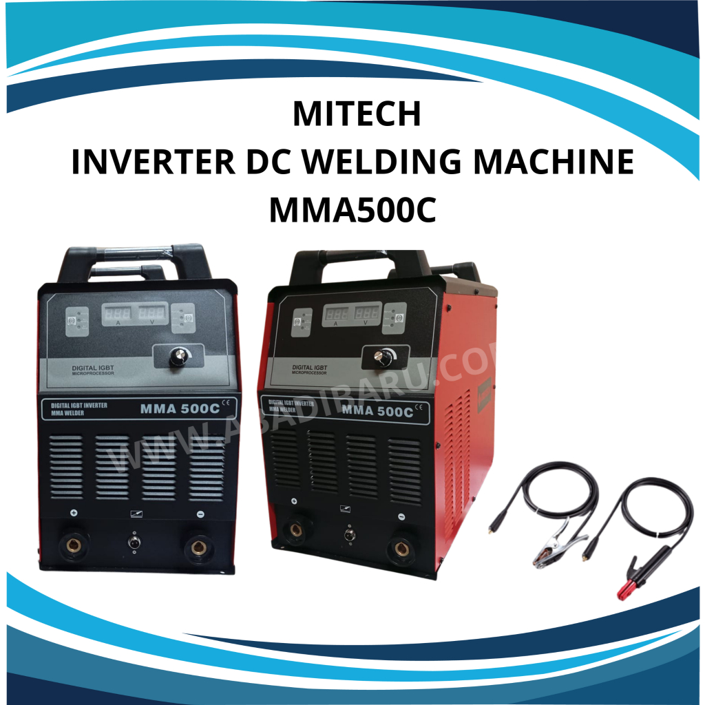 MESIN LAS MITECH INVERTER DC MMA WELDING MACHINE TYPE MMA500C